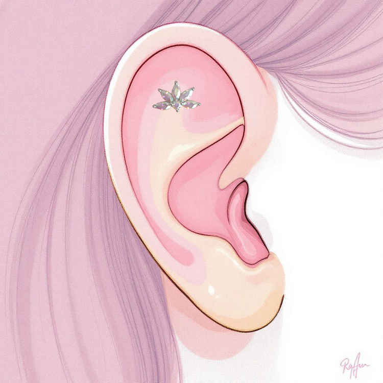 Piercing flat