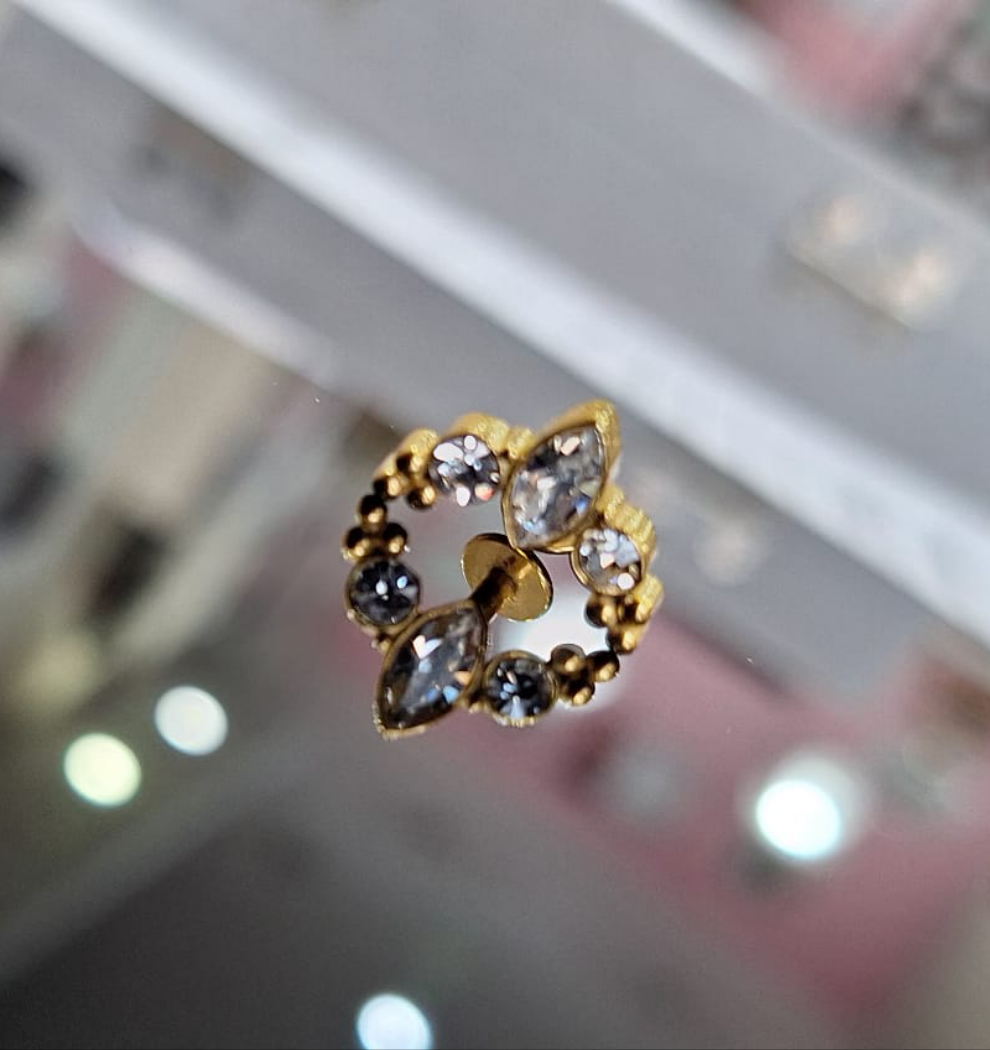 Piercing Ombelico Cristallo Push-in