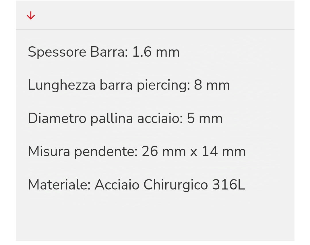 Piercing con pendenti farfalla