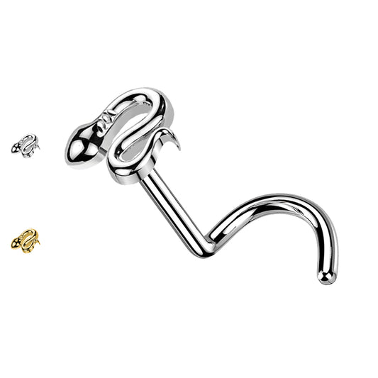 Stud Naso a Forma di Serpente