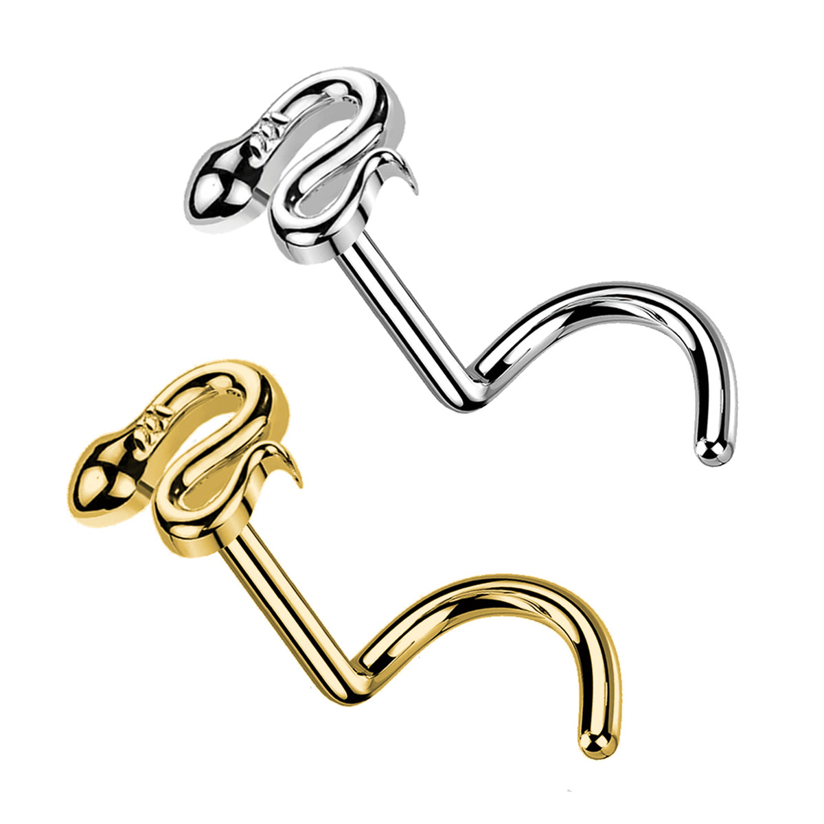 Stud Naso a Forma di Serpente