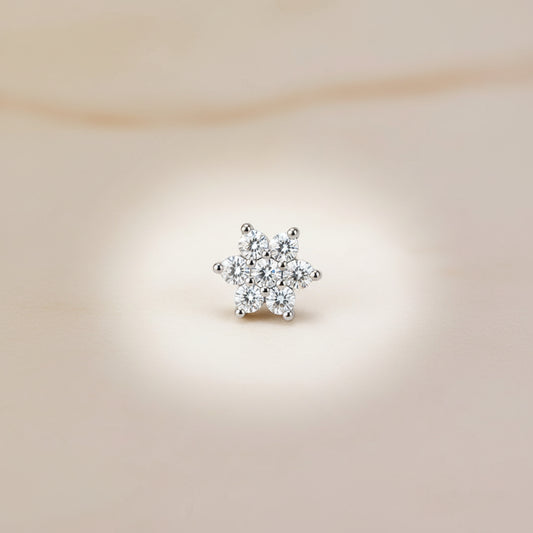 Micro Fiore con Cristalli per Dermal Anchor